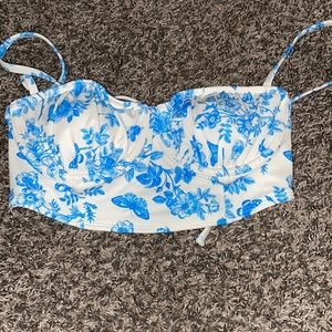 wild fable butterfly bathing suit top